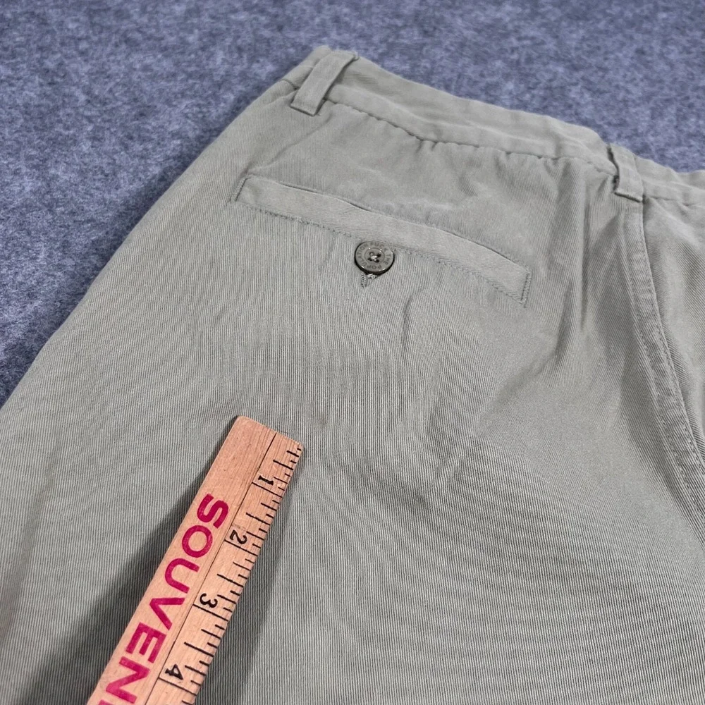 FTP Vintage Beige Flat‎ Front Chino Khaki Straight Leg Pants Men's Size 34x27